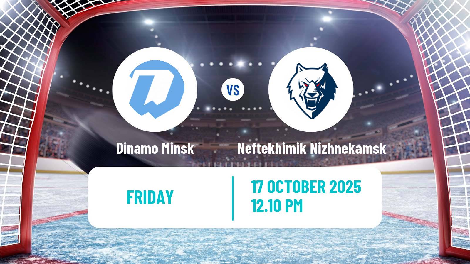 Hockey KHL Dinamo Minsk - Neftekhimik Nizhnekamsk