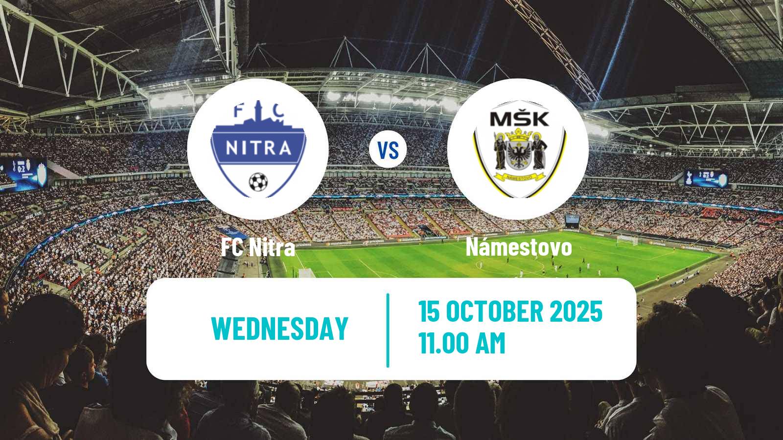 Football Slovak Cup Nitra - Námestovo