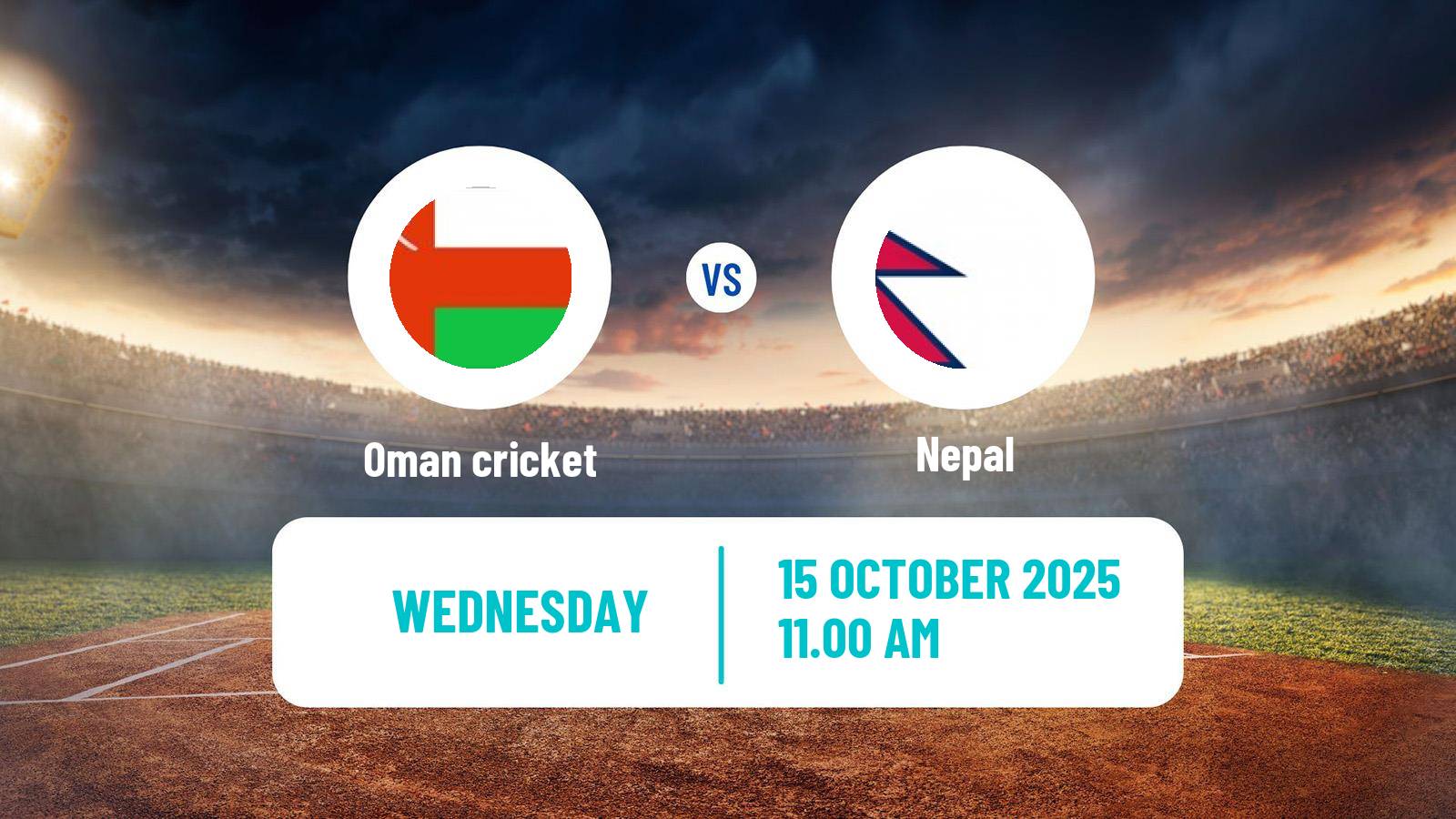 Cricket ICC World Twenty20 Oman - Nepal