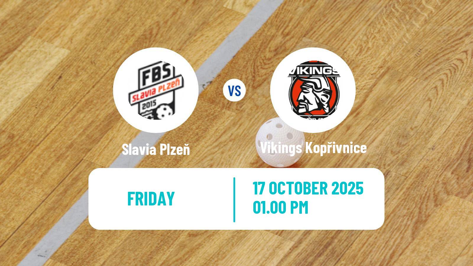 Floorball Czech 1 Liga Floorball Slavia Plzeň - Vikings Kopřivnice