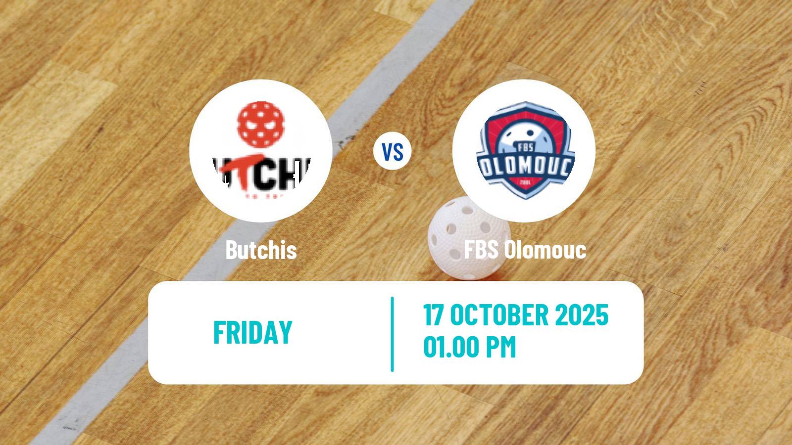Floorball Czech 1 Liga Floorball Butchis - Olomouc