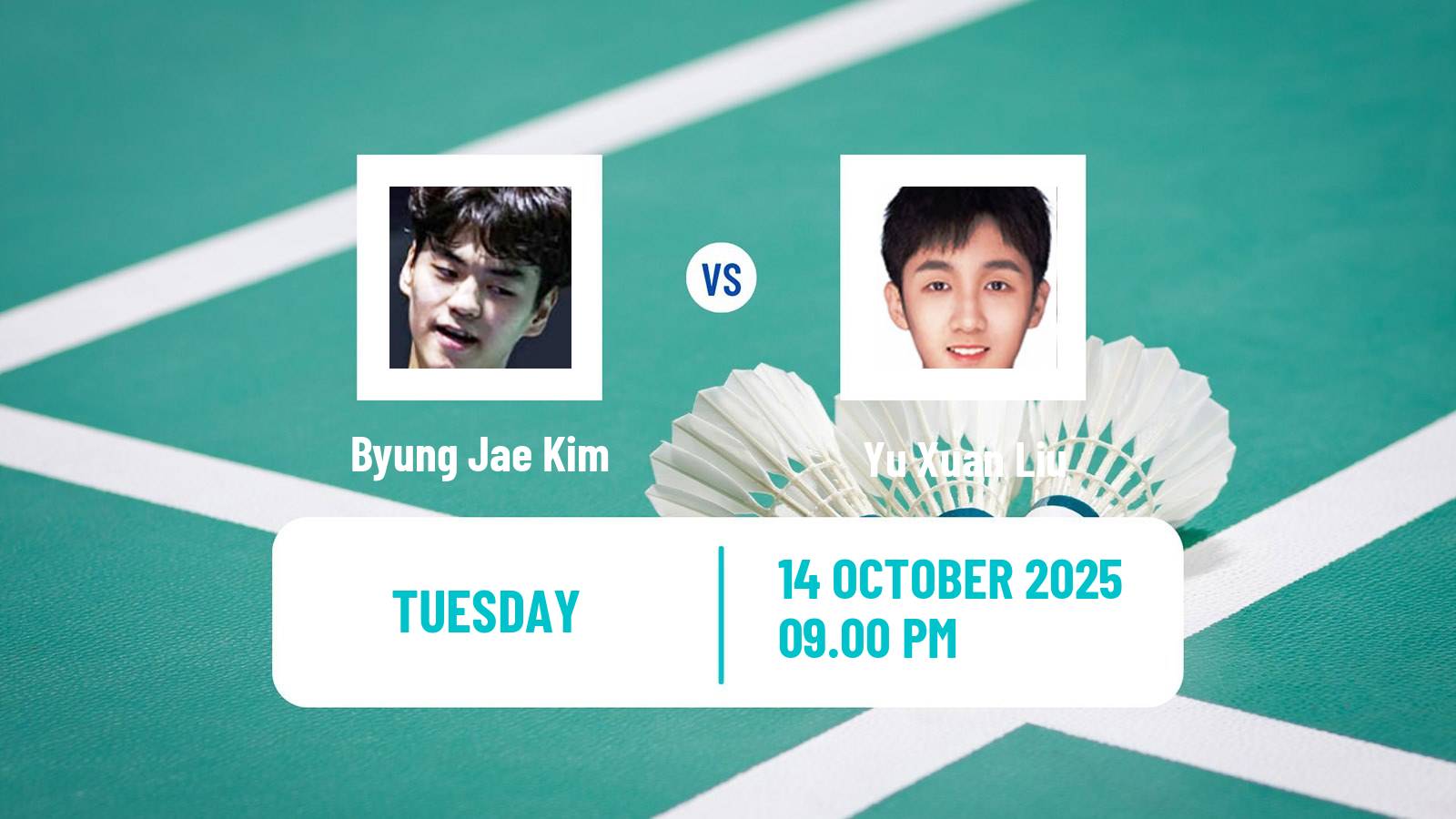 Badminton BWF World Tour Kl Masters Malaysia Super 100 Men Byung Jae Kim - Yu Xuan Liu