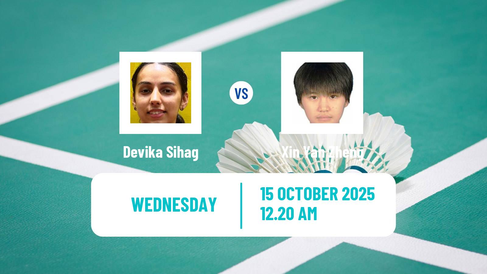 Badminton BWF World Tour Kl Masters Malaysia Super 100 Women Devika Sihag - Xin Yan Zheng