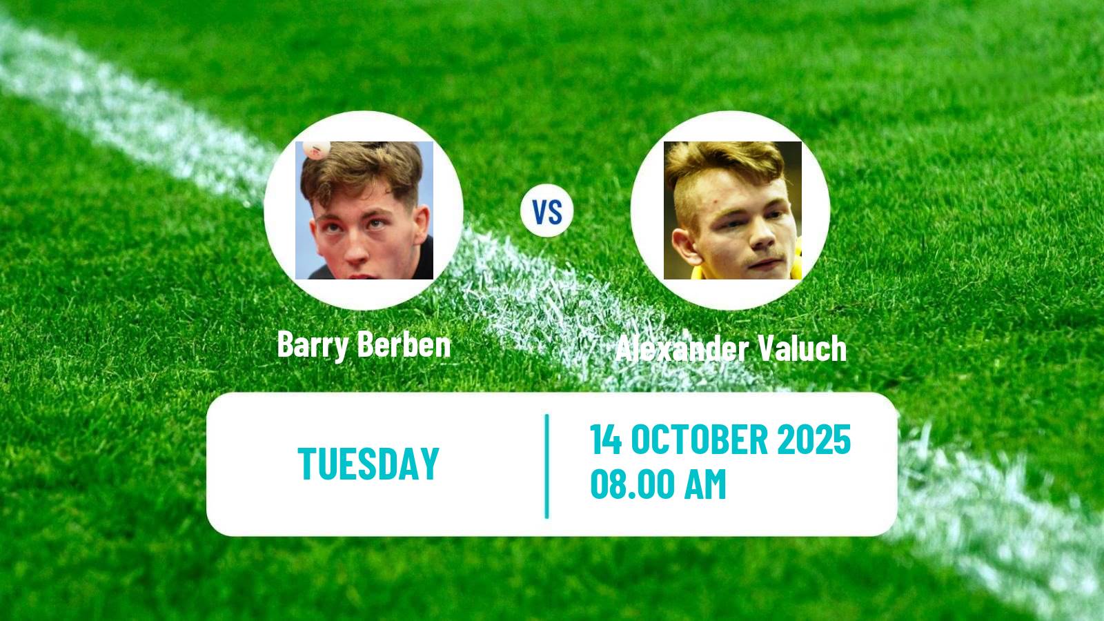 Table tennis European Championships Teams Men Barry Berben - Alexander Valuch