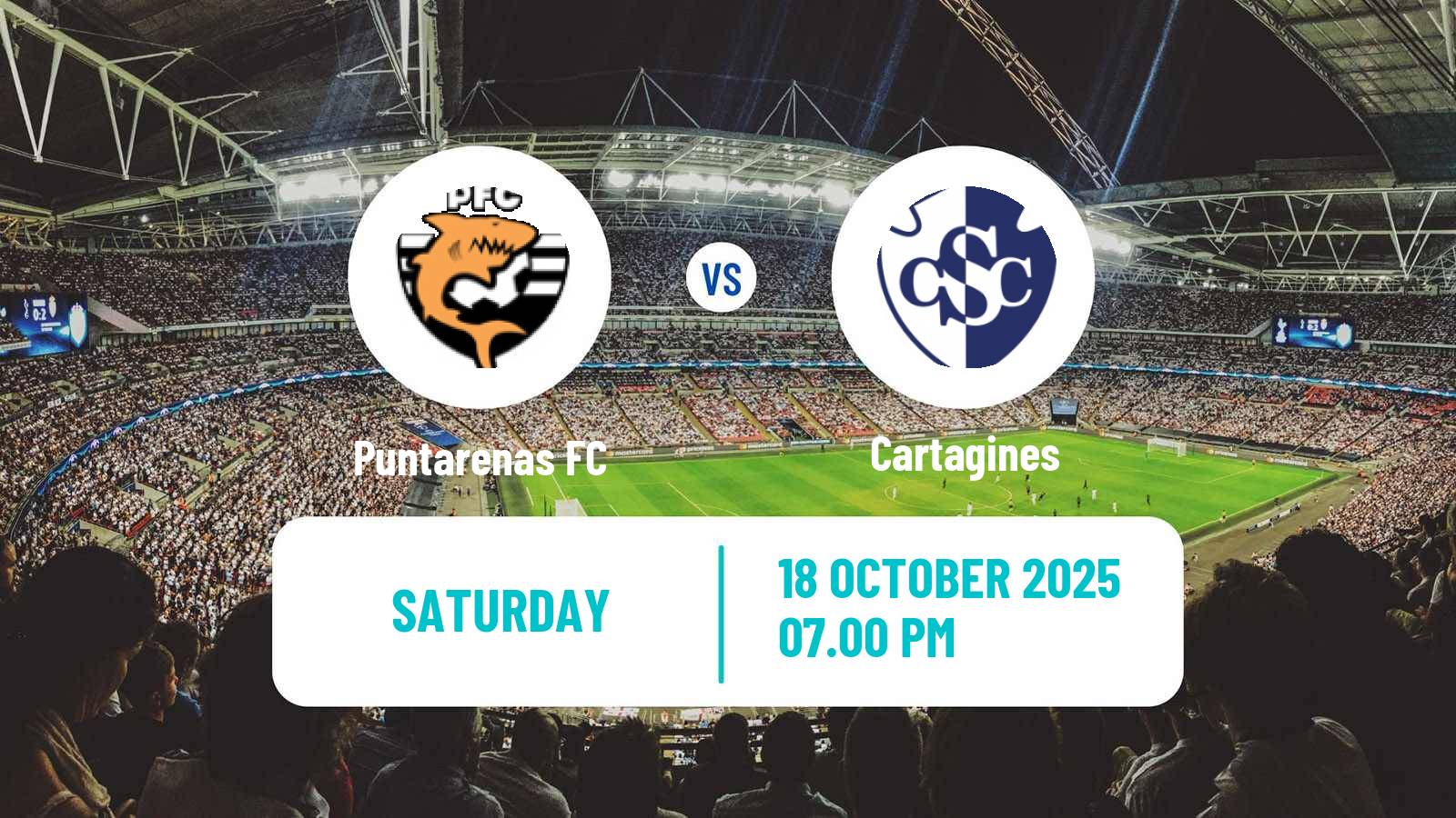 Football Costa Rican Primera Division Puntarenas FC - Cartagines