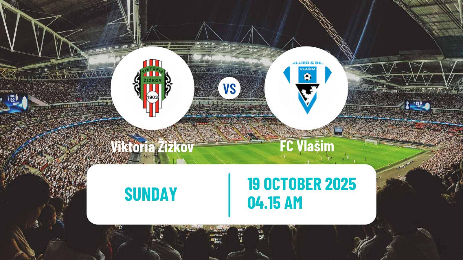 Football Czech Division 2 Viktoria Žižkov - Vlašim