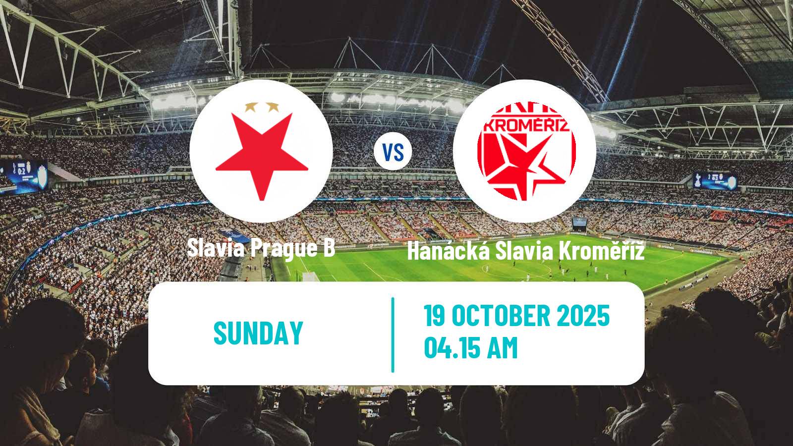 Football Czech Division 2 Slavia Prague B - Hanácká Slavia Kroměříž