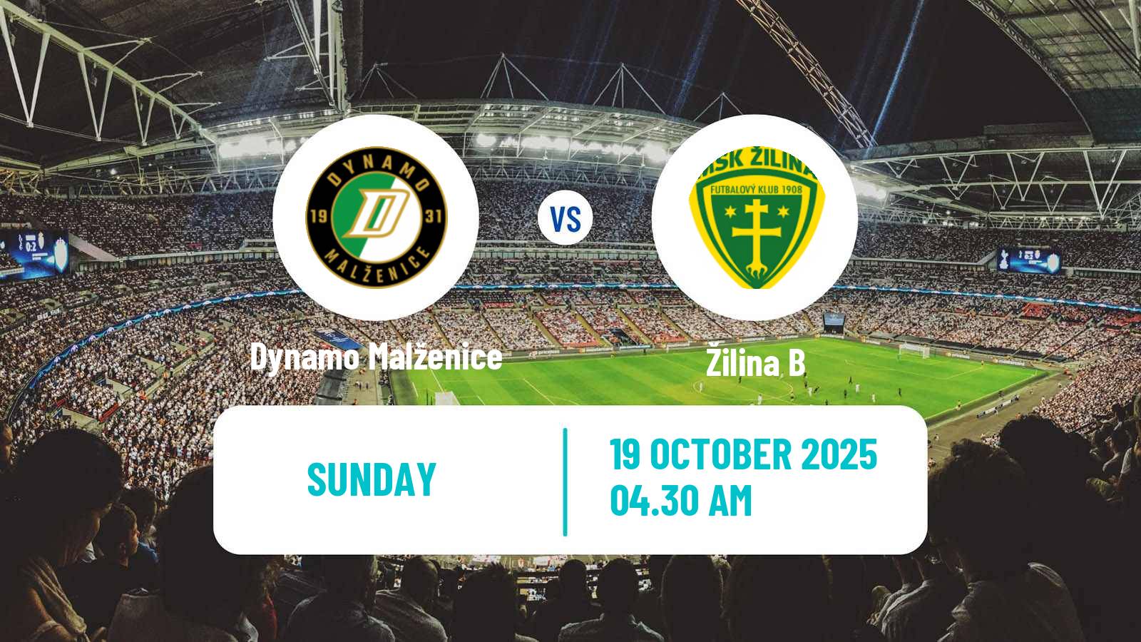 Football Slovak 2 Liga Dynamo Malženice - Žilina B