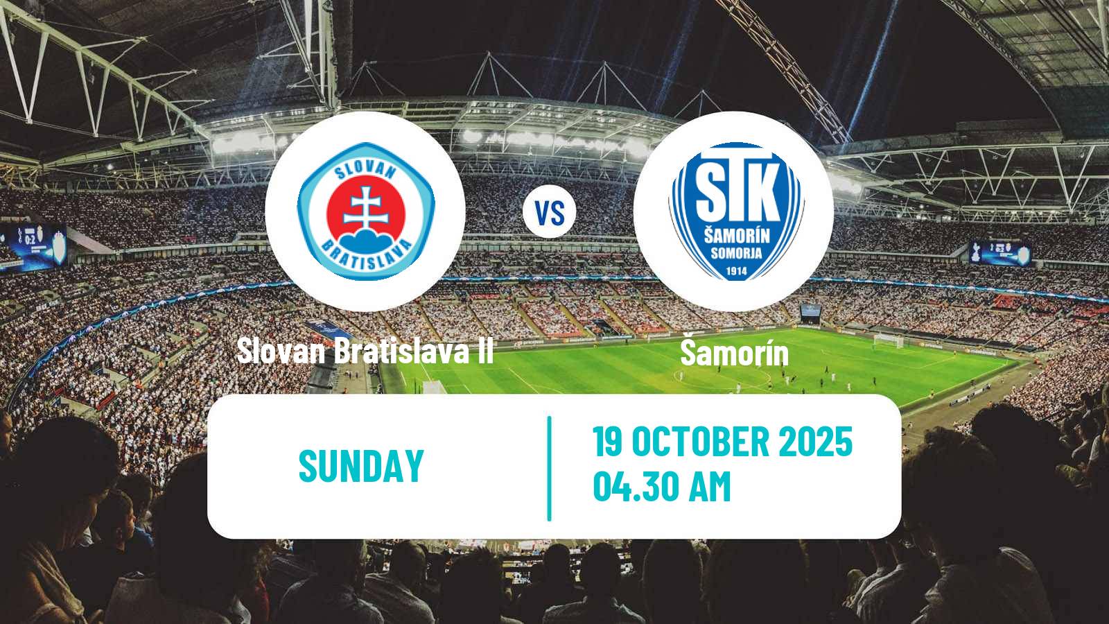 Football Slovak 2 Liga Slovan Bratislava II - Šamorín