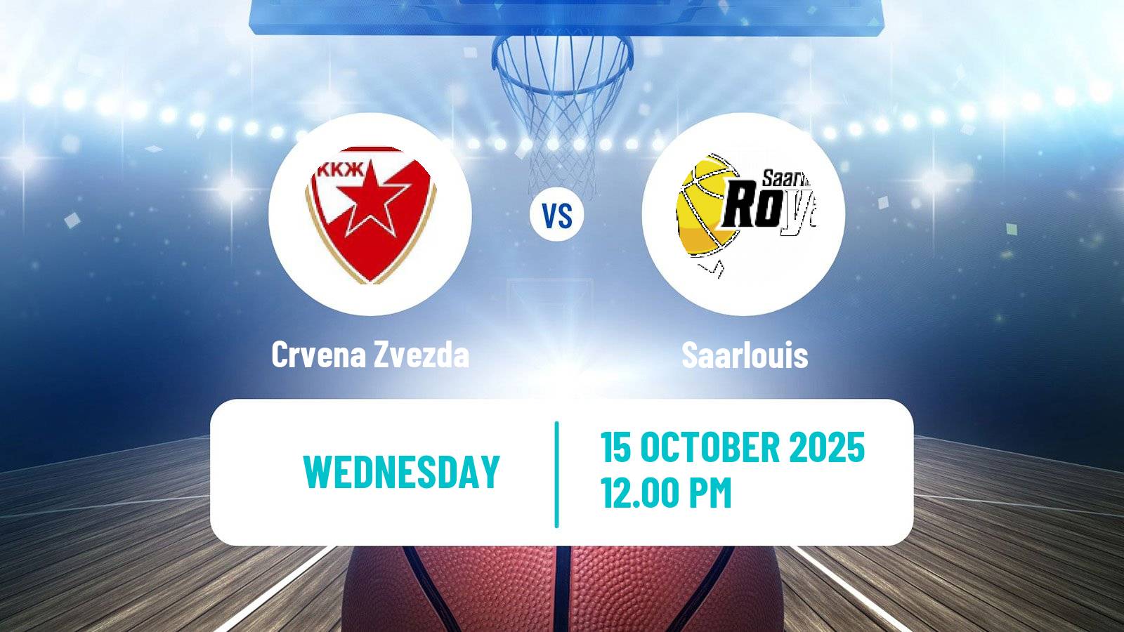 Basketball Eurocup Women Crvena Zvezda - Saarlouis
