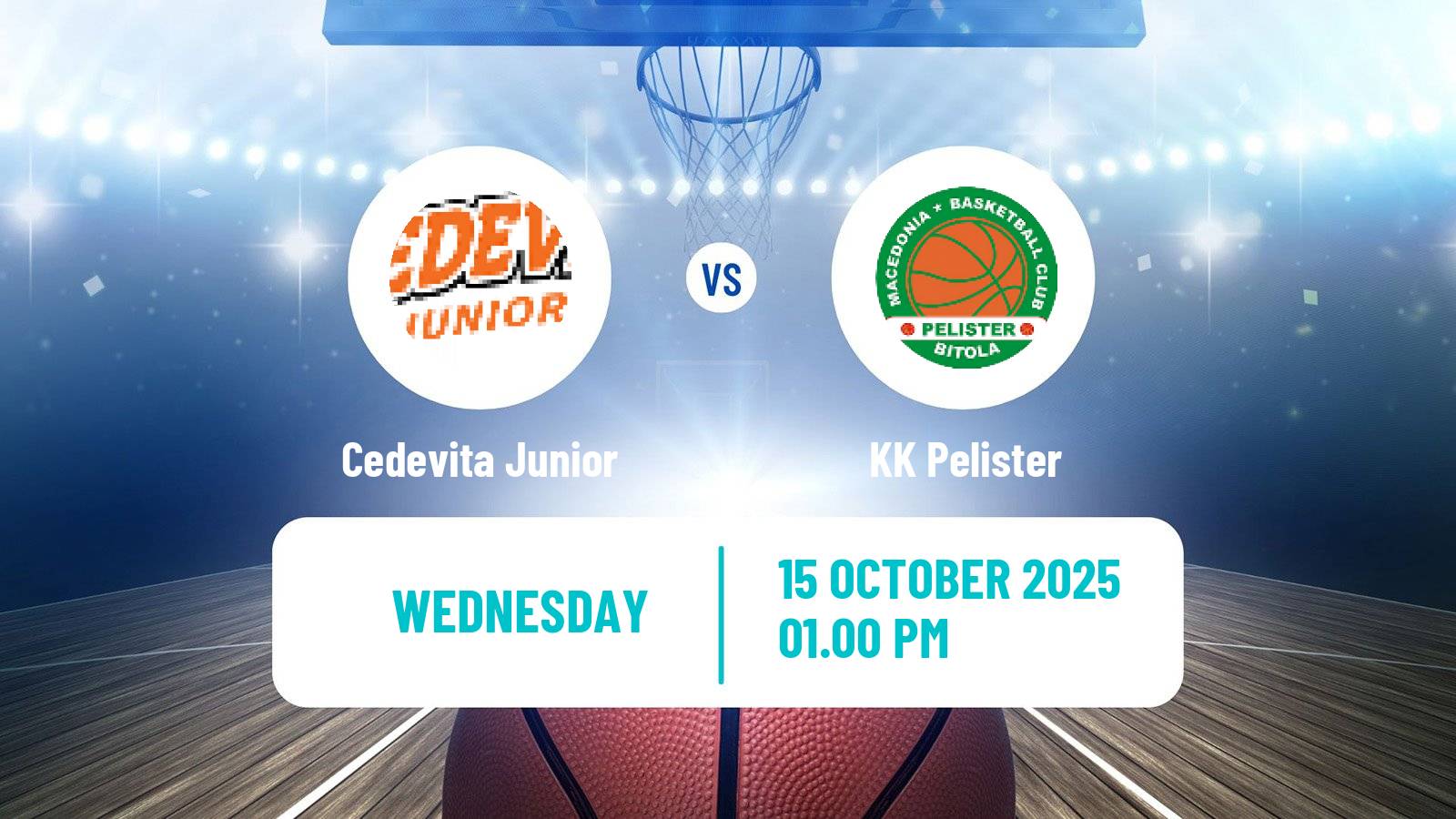 Basketball FIBA Europe Cup Cedevita Junior - Pelister