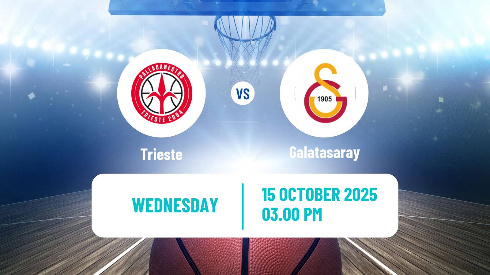 Basketball Champions League Basketball Trieste - Galatasaray
