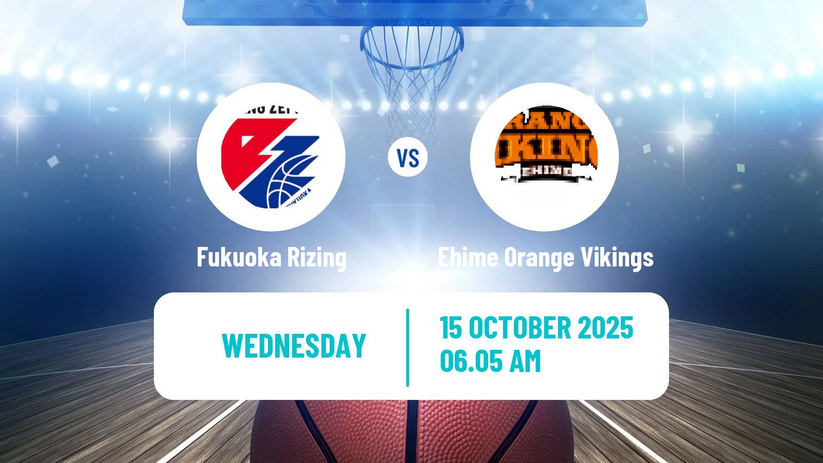 Basketball Japan B2 League Basketball Fukuoka Rizing - Ehime Orange Vikings