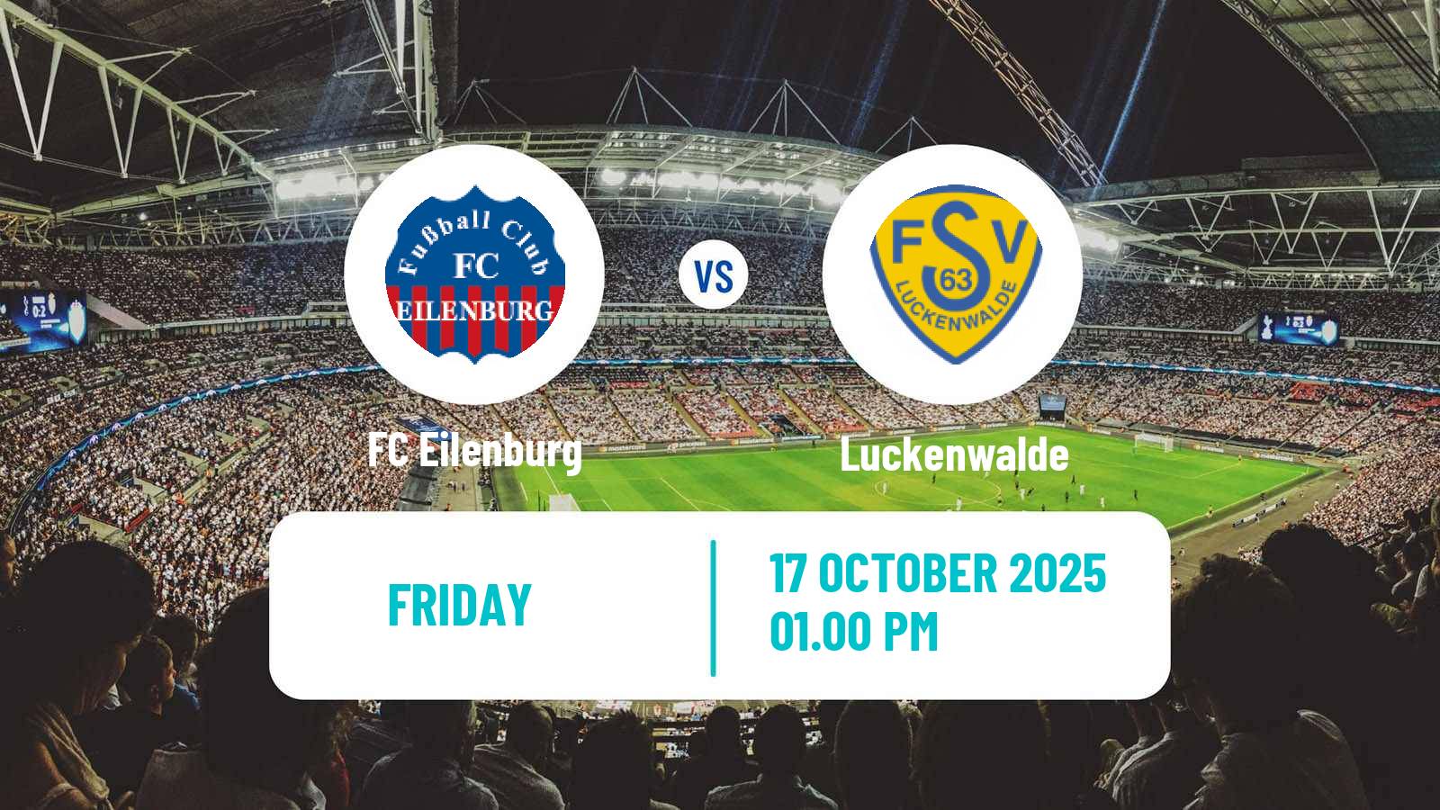 Football German Regionalliga Nordost Eilenburg - Luckenwalde