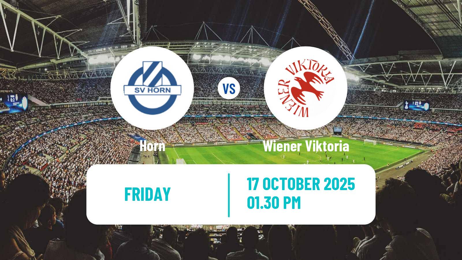 Football Austrian Regionalliga East Horn - Wiener Viktoria