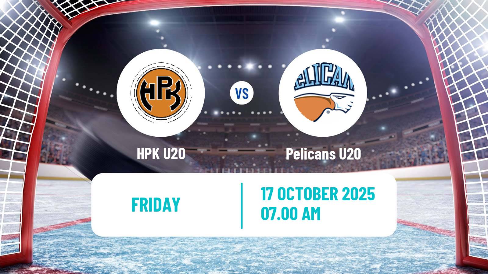 Hockey Finnish SM-sarja U20 HPK U20 - Pelicans U20