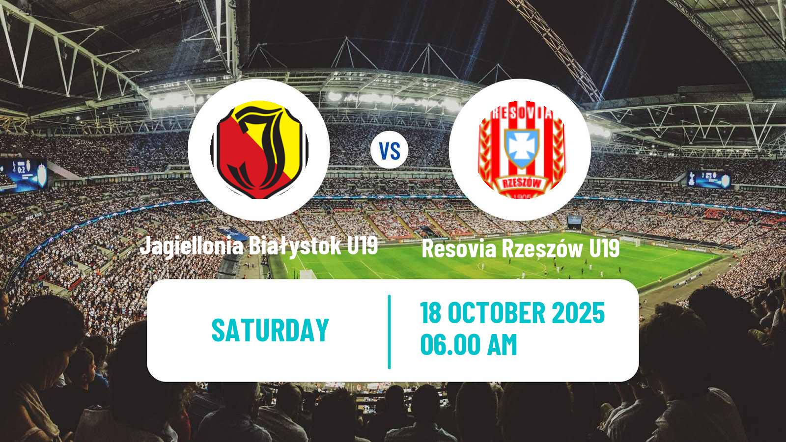 Football Polish Central Youth League Jagiellonia Białystok U19 - Resovia Rzeszów U19