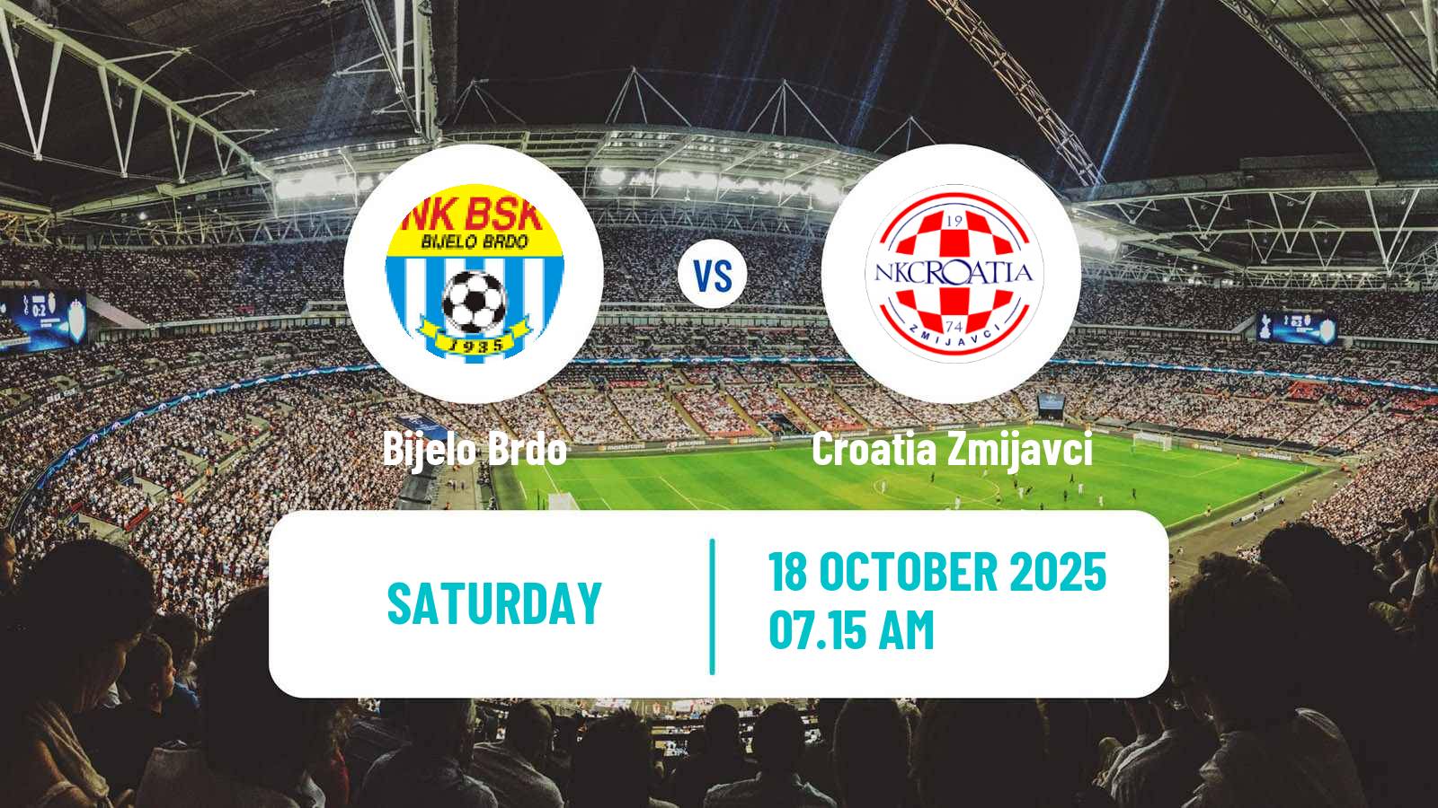 Football Croatian Prva NL Bijelo Brdo - Croatia Zmijavci
