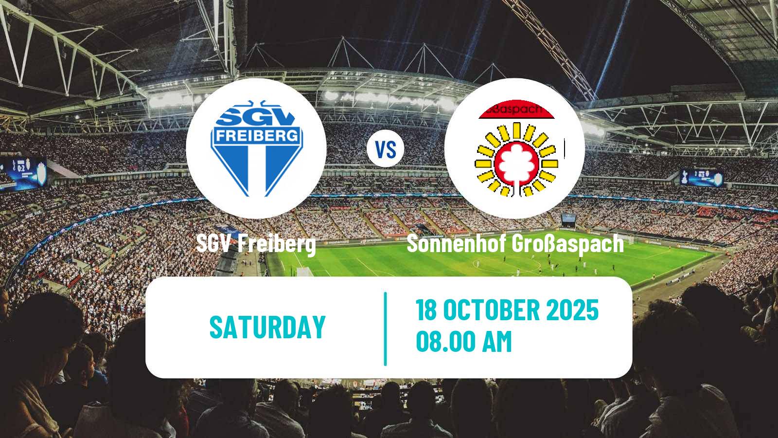 Football German Regionalliga Sudwest Freiberg - Sonnenhof Großaspach