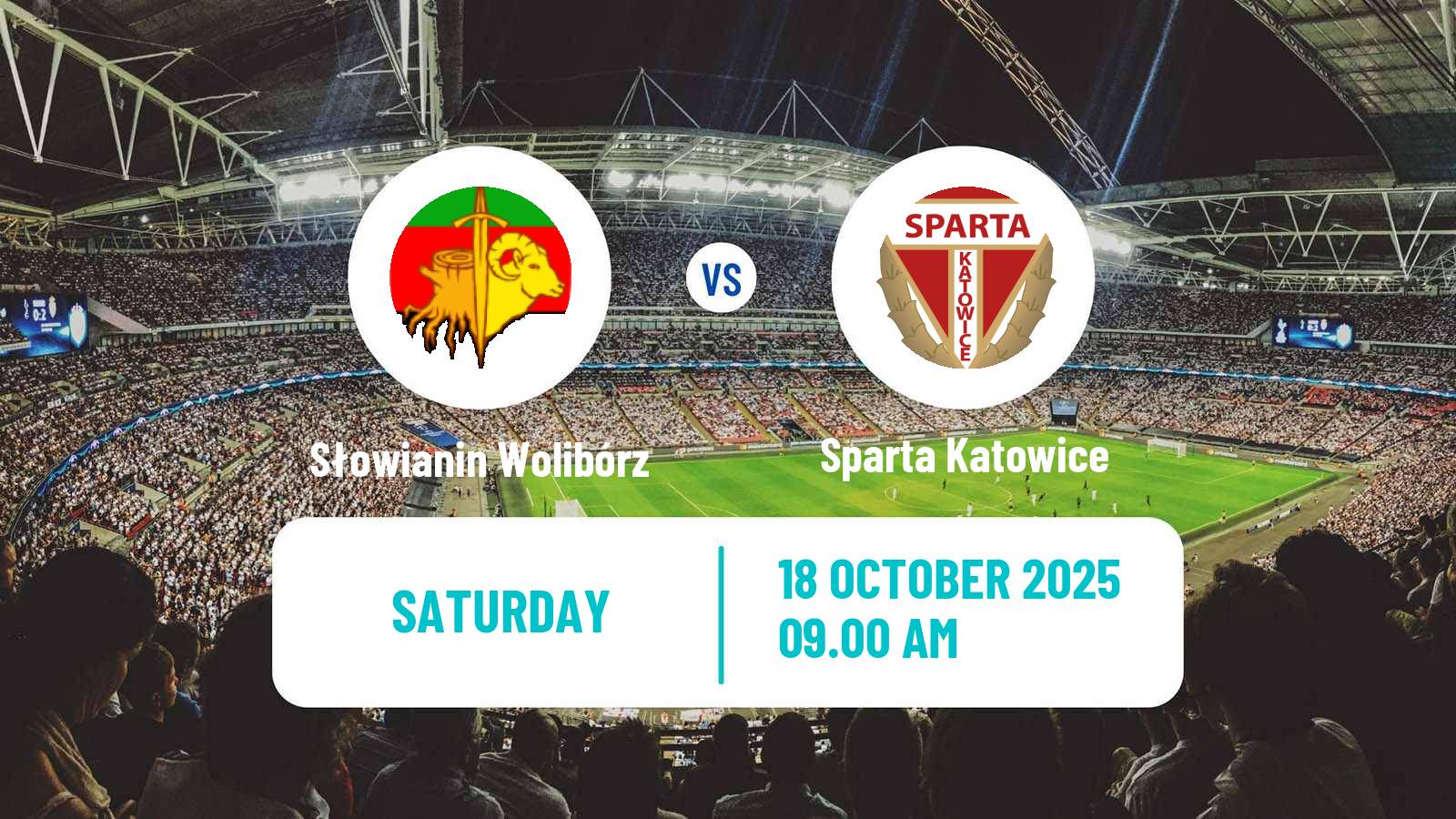 Football Polish Division 3 - Group III Słowianin Wolibórz - Sparta Katowice