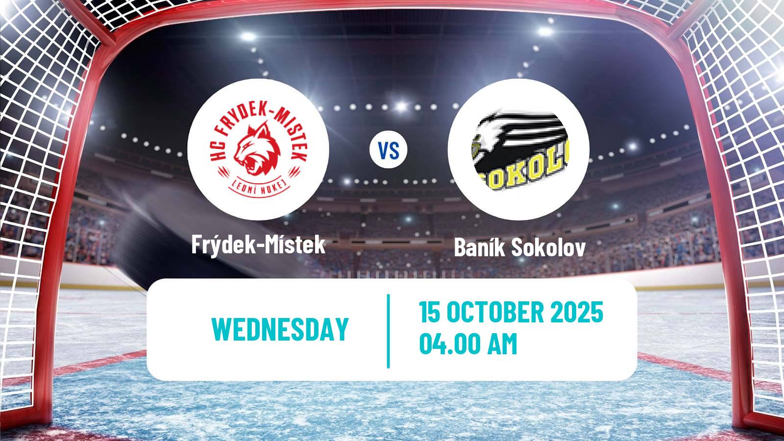 Hockey Czech Chance Liga Frýdek-Místek - Baník Sokolov
