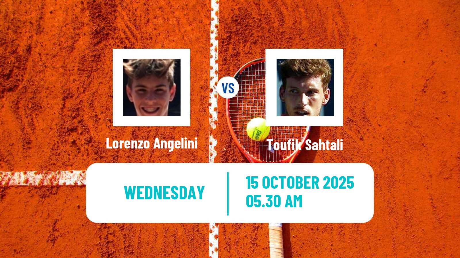 Tennis ITF M15 Monastir 39 Men Lorenzo Angelini - Toufik Sahtali