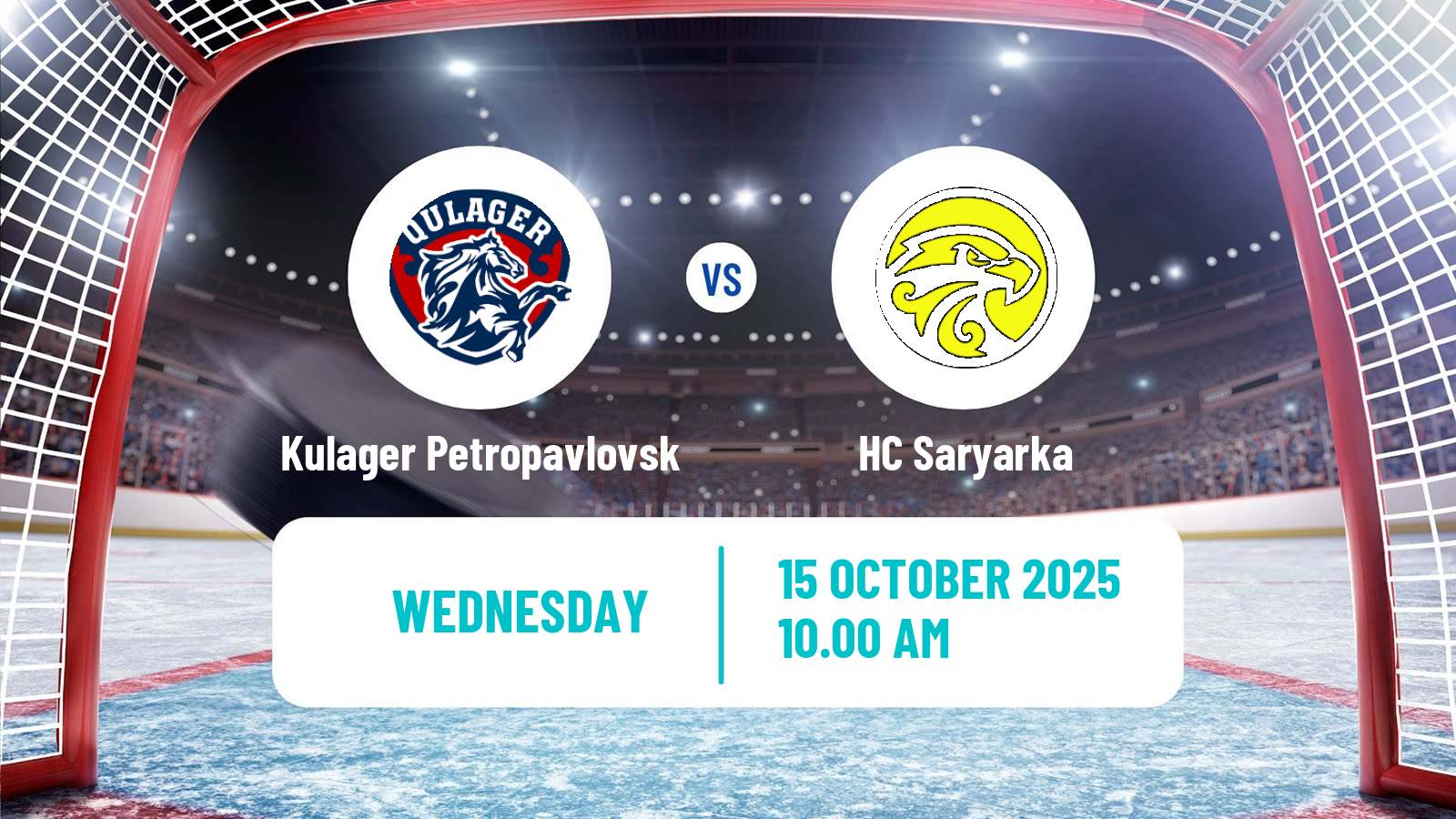 Hockey Kazakh Ice Hockey Championship Kulager Petropavlovsk - Saryarka