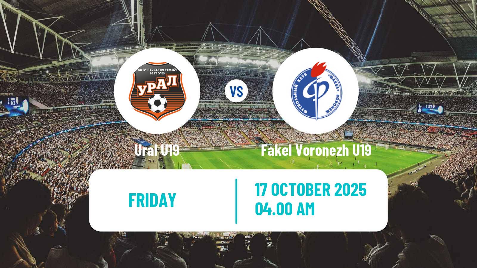 Football Russian Youth League Ural U19 - Fakel Voronezh U19