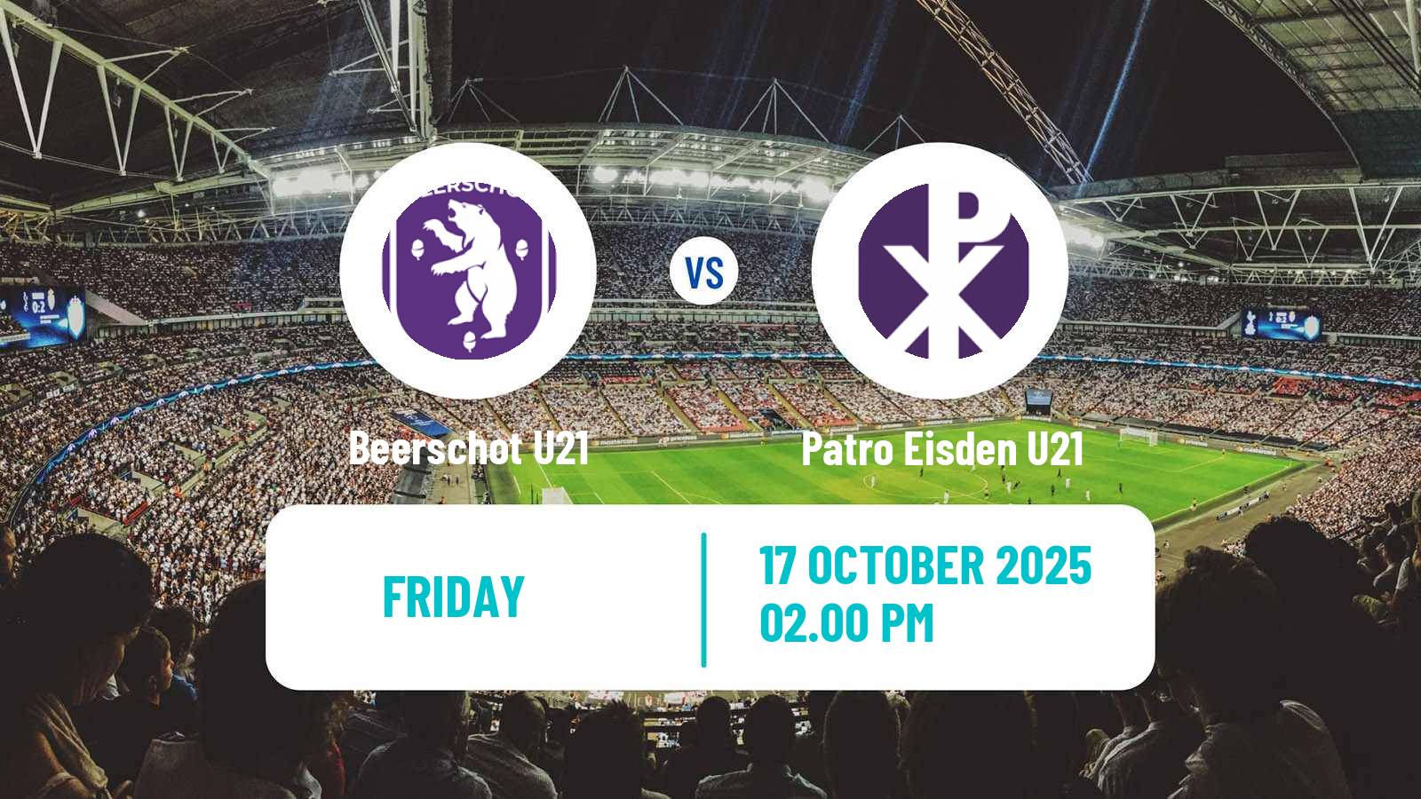 Football Belgian Pro League U21 Beerschot U21 - Patro Eisden U21