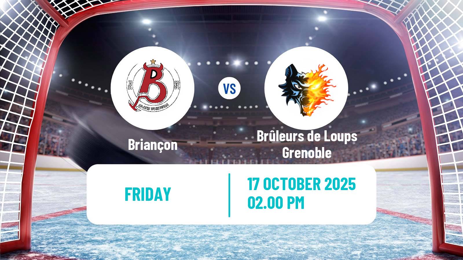 Hockey French Ligue Magnus Briançon - Brûleurs de Loups Grenoble