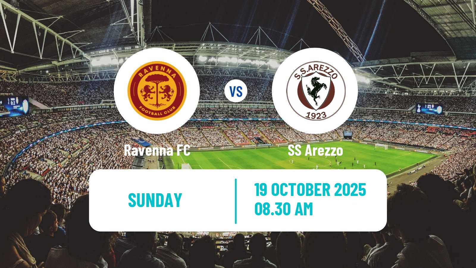 Football Italian Serie C Group B Ravenna - Arezzo