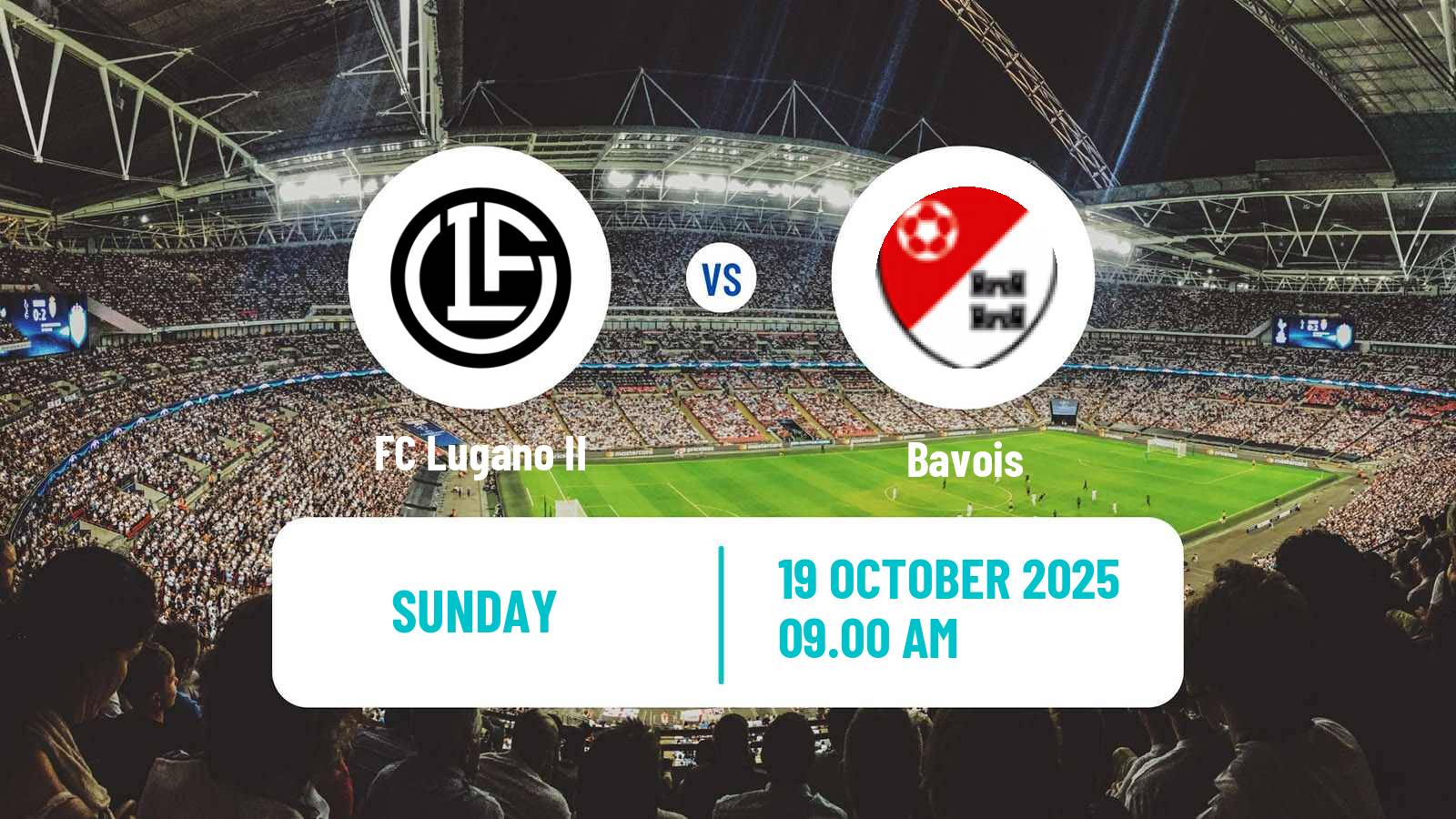 Football Swiss Promotion League Lugano II - Bavois
