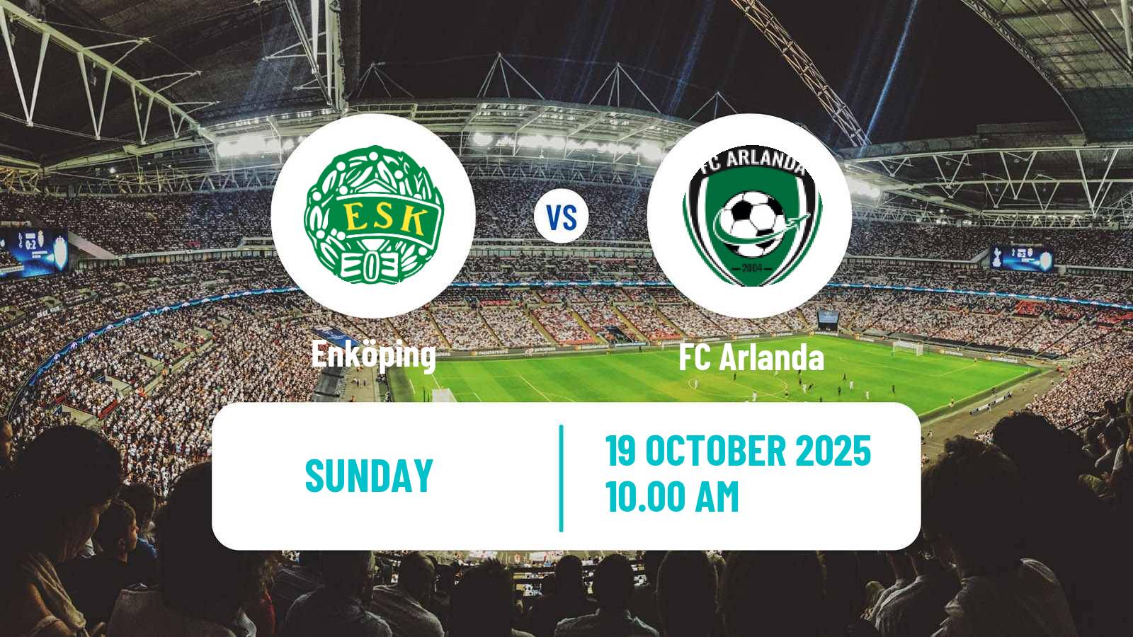 Football Swedish Division 1 Norra Enköping - Arlanda
