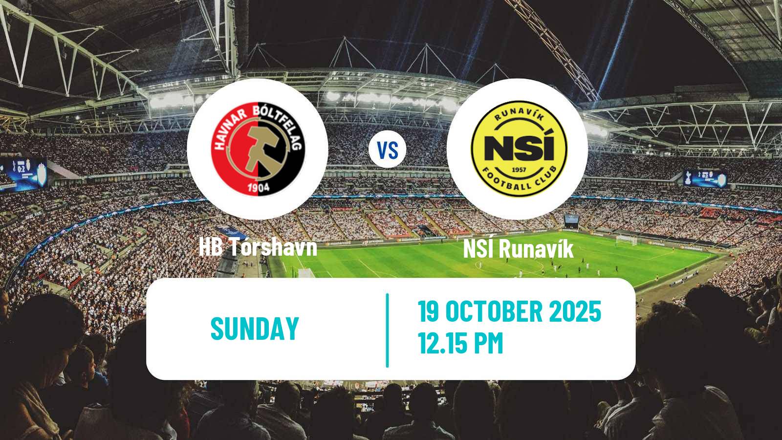 Football Faroe Islands Premier League HB Tórshavn - NSÍ Runavík
