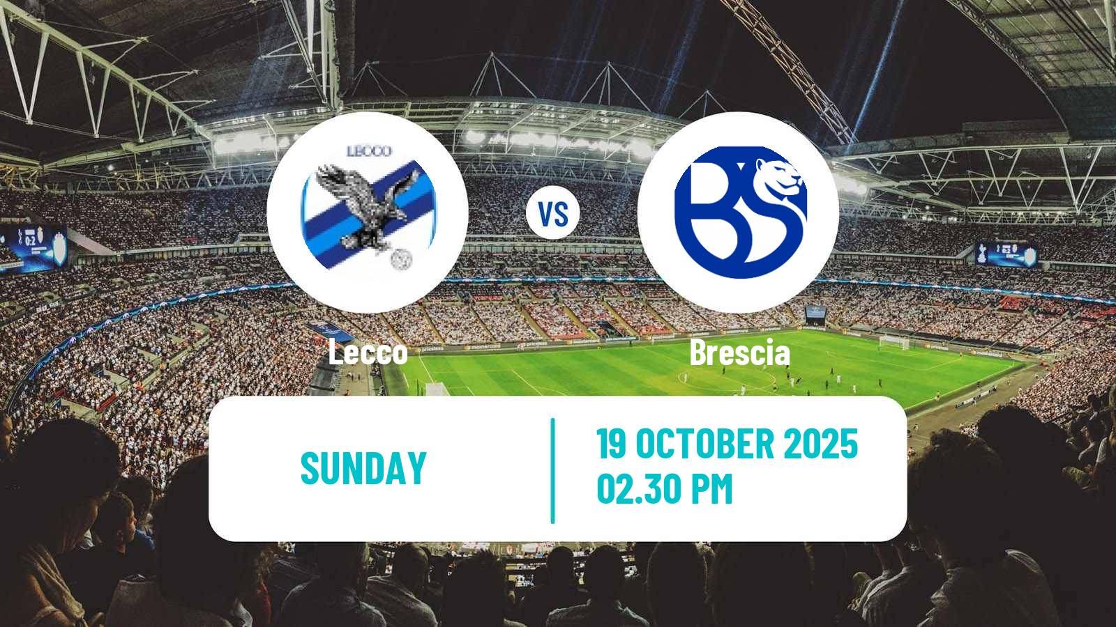Football Italian Serie C Group A Lecco - Brescia