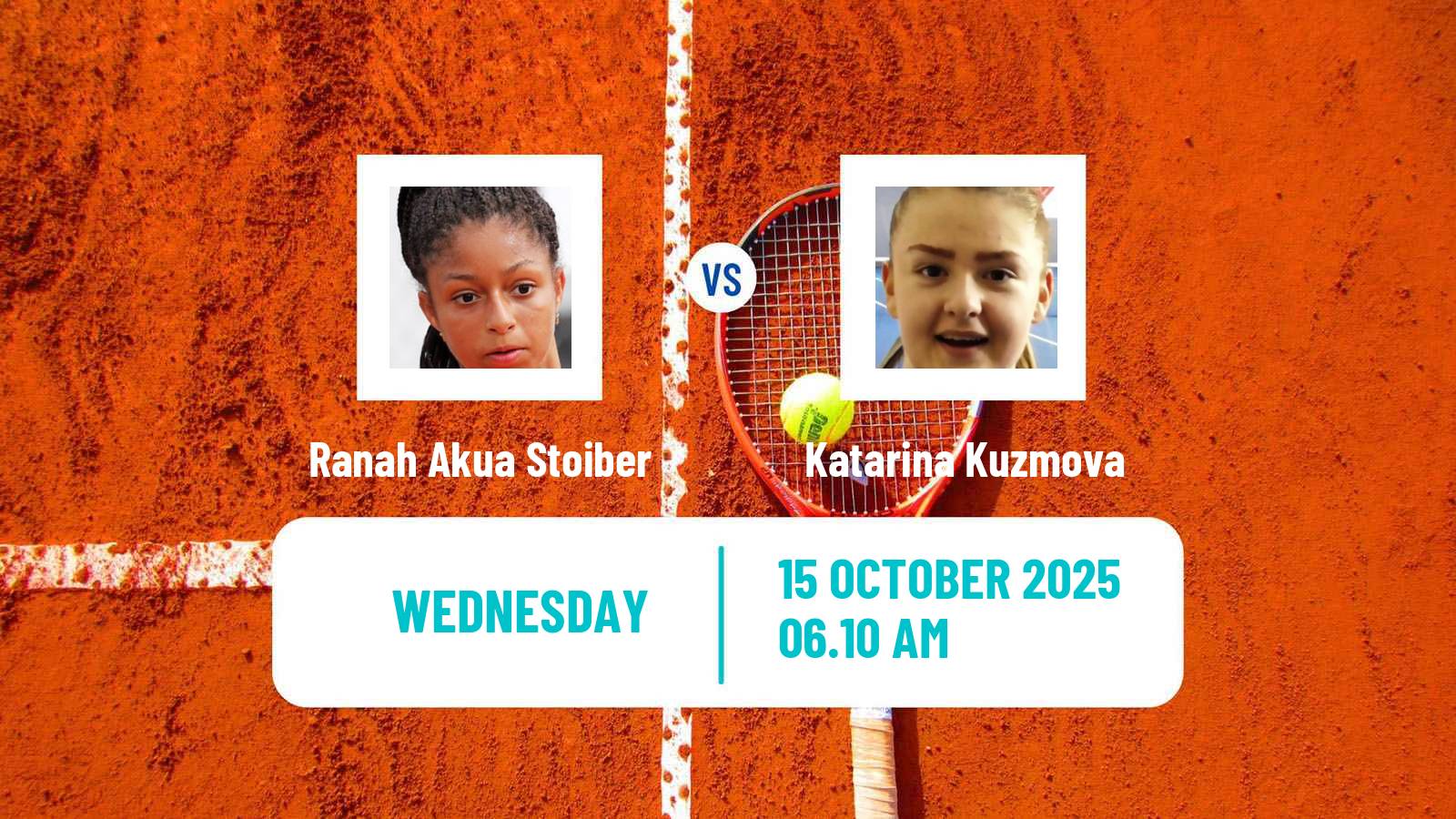 Tennis ITF W35 Birmingham Women Ranah Akua Stoiber - Katarina Kuzmova