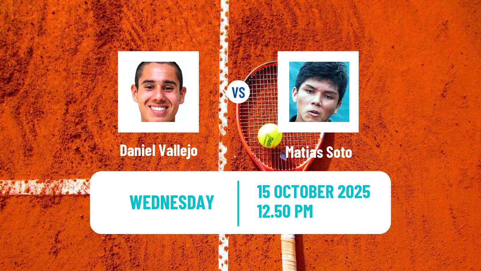 Tennis Curitiba Challenger Men Daniel Vallejo - Matias Soto