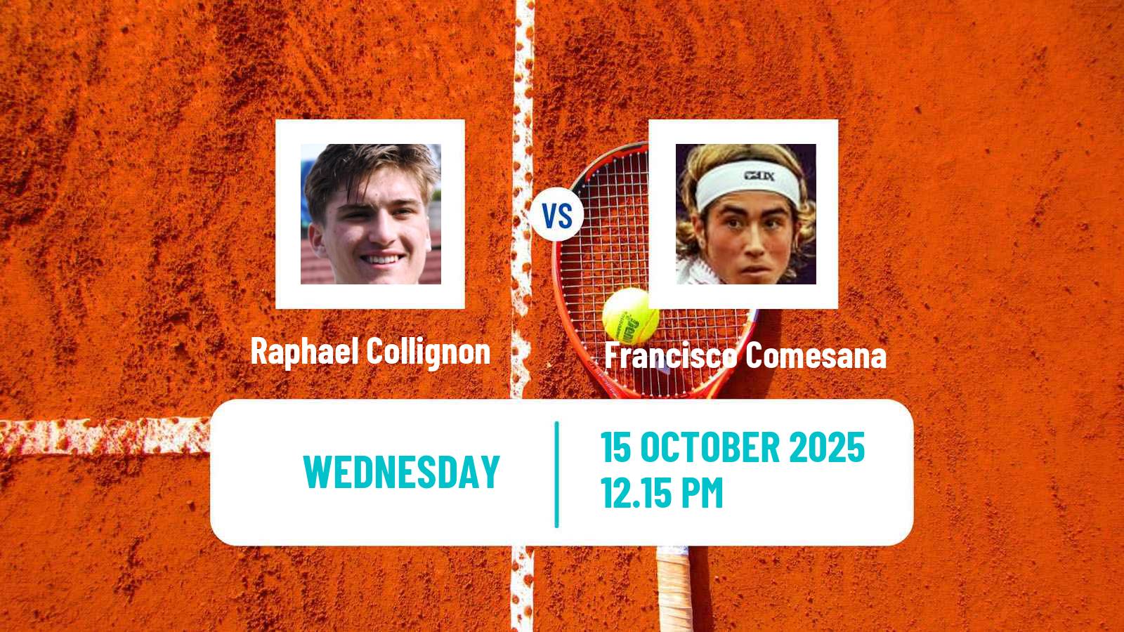 Tennis ATP Brussels Raphael Collignon - Francisco Comesana