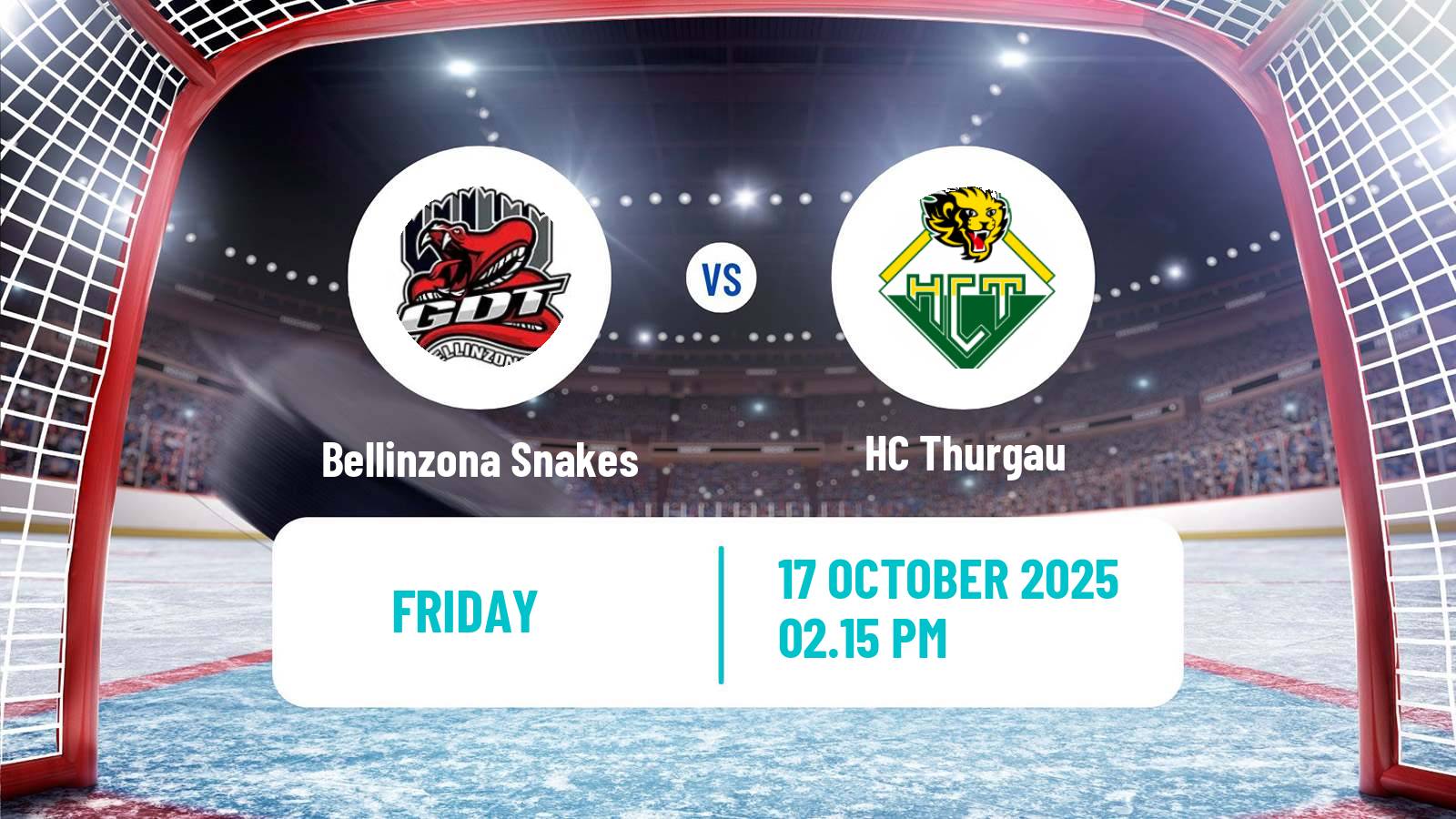 Hockey Swiss League Hockey Bellinzona Snakes - Thurgau