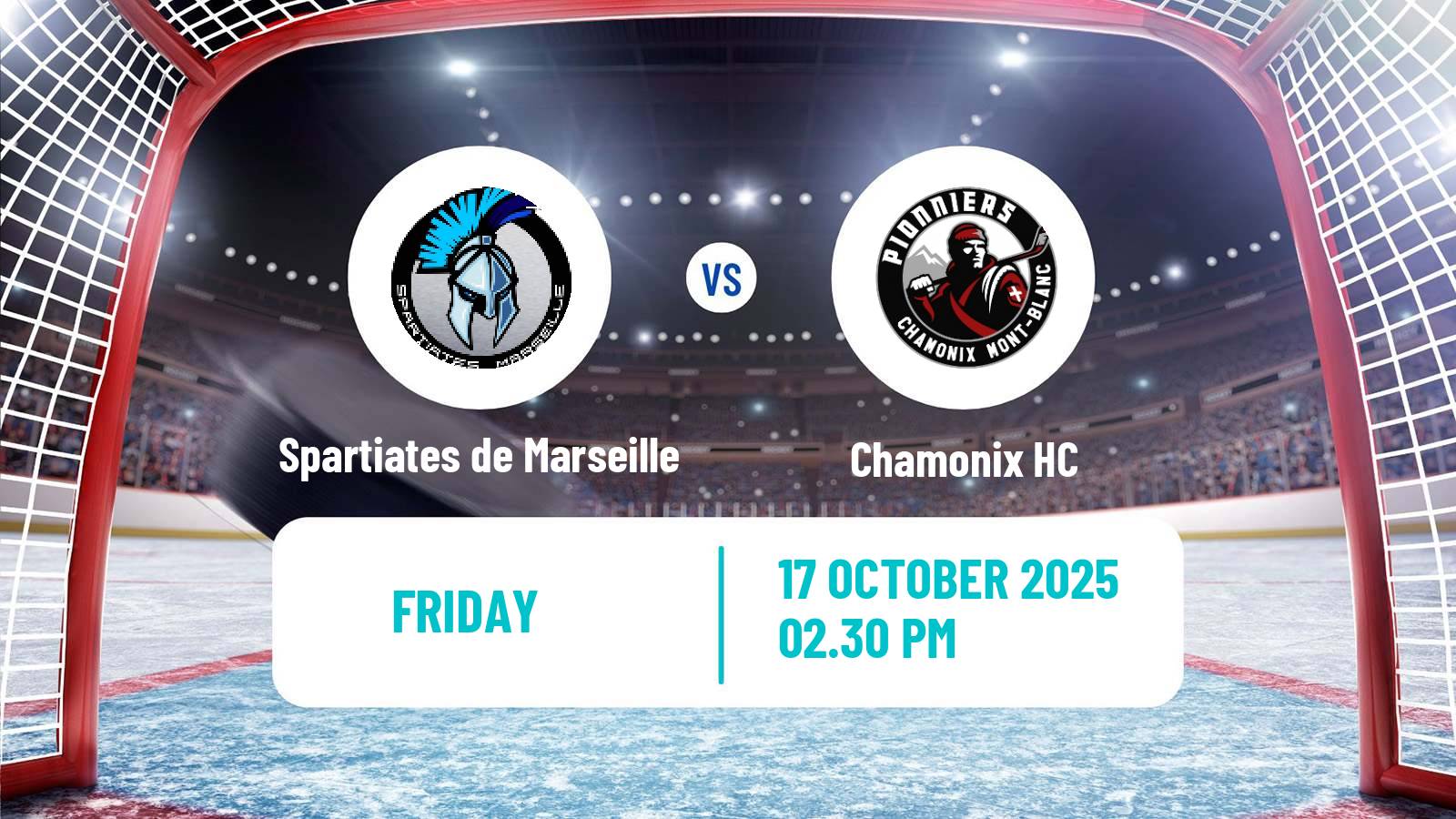 Hockey French Ligue Magnus Spartiates de Marseille - Chamonix