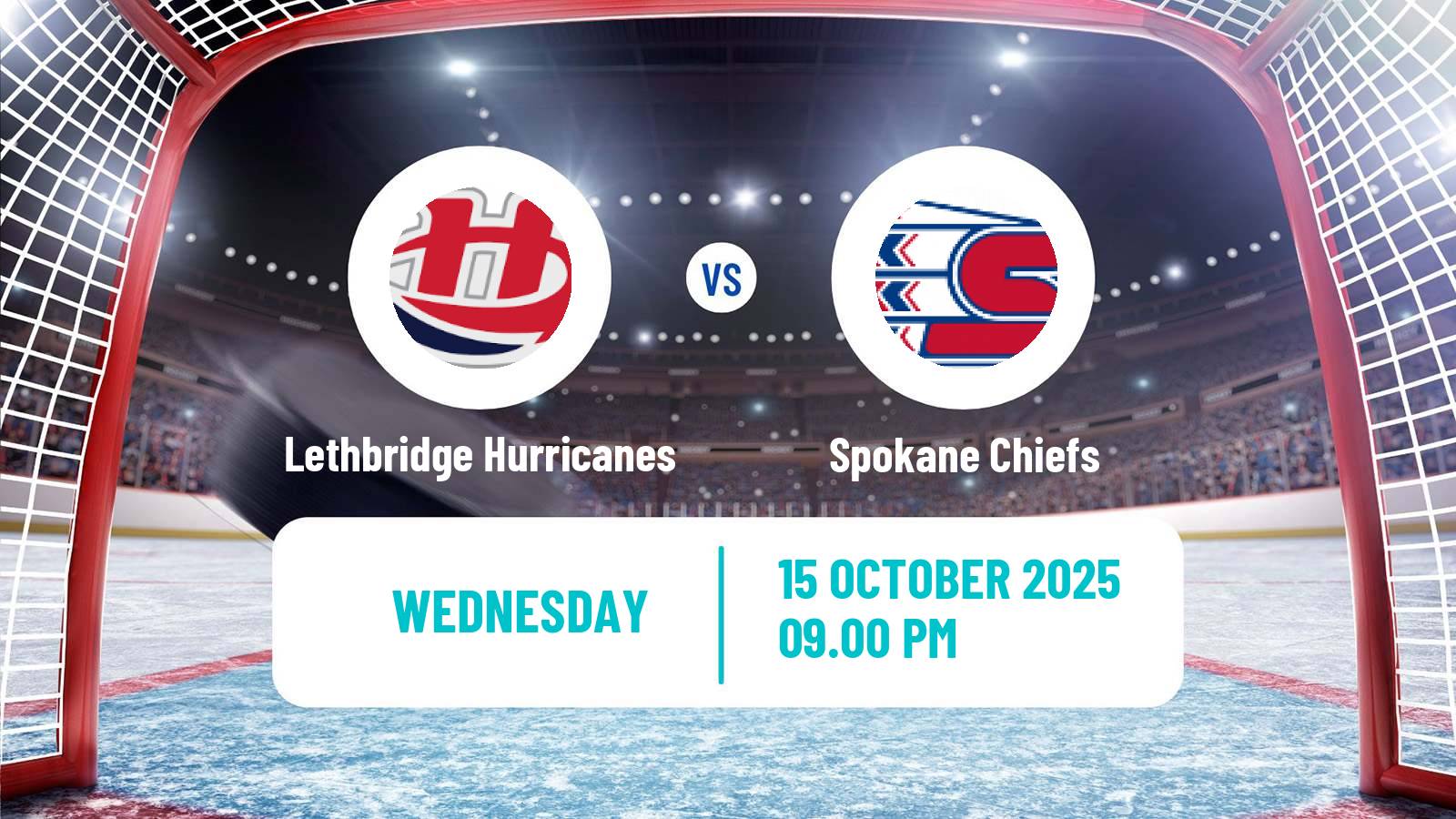 Hockey WHL Lethbridge Hurricanes - Spokane Chiefs