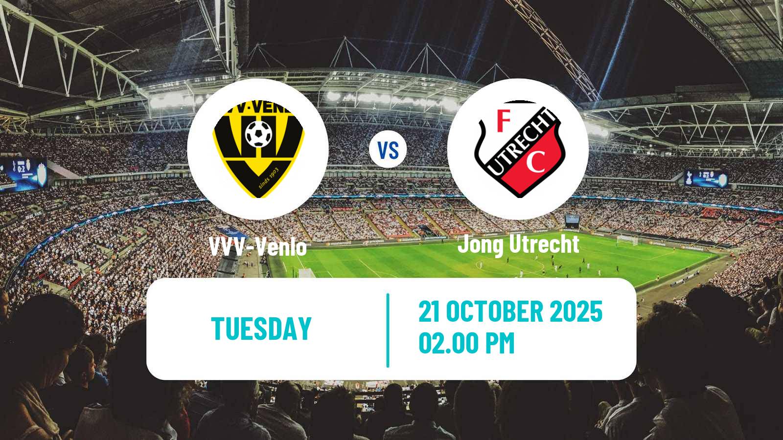 Football Dutch Eerste Divisie VVV-Venlo - Jong Utrecht