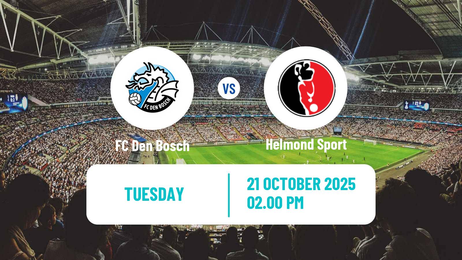 Football Dutch Eerste Divisie Den Bosch - Helmond Sport