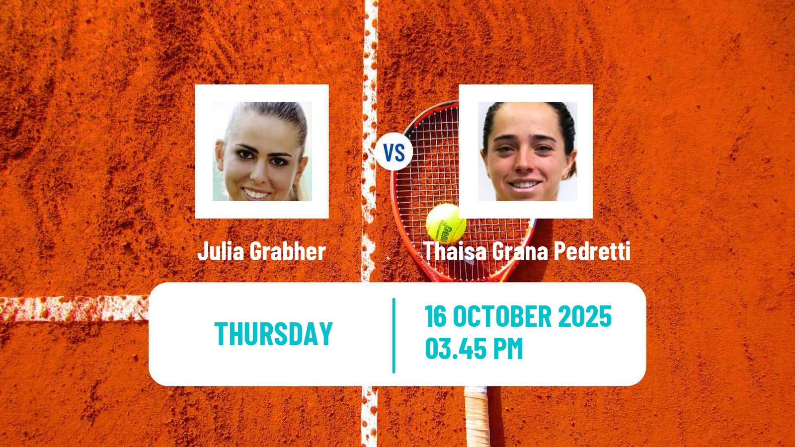 Tennis Rio De Janeiro Challenger Women Julia Grabher - Thaisa Grana Pedretti