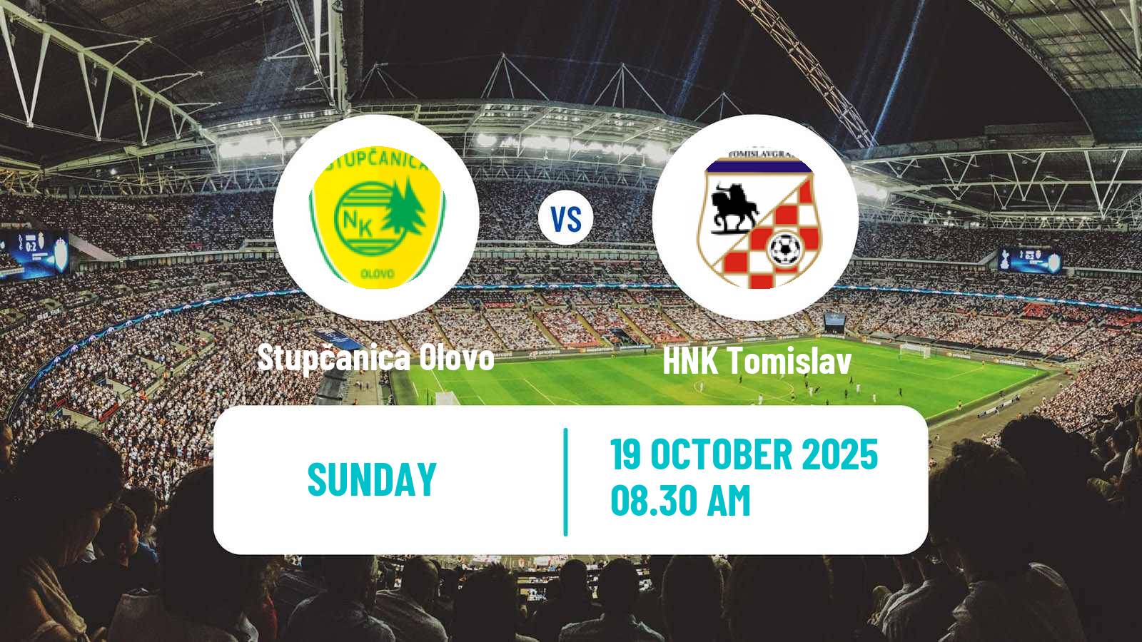 Football Bosnian Prva Liga FBiH Stupčanica Olovo - Tomislav