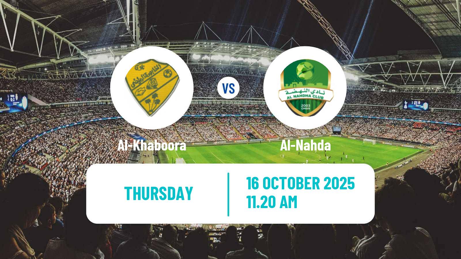 Football Omani League Al-Khaboora - Al-Nahda