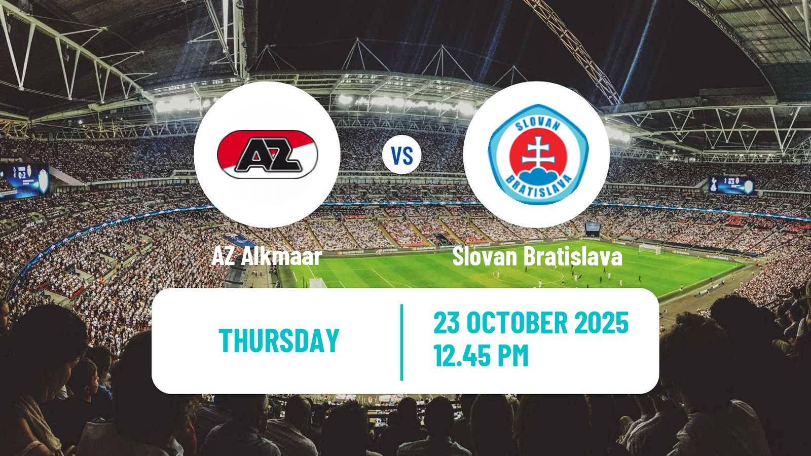 Football UEFA Europa Conference League AZ Alkmaar - Slovan Bratislava Football UEFA Europa Conference League AZ Alkmaar - Slovan Bratislava
