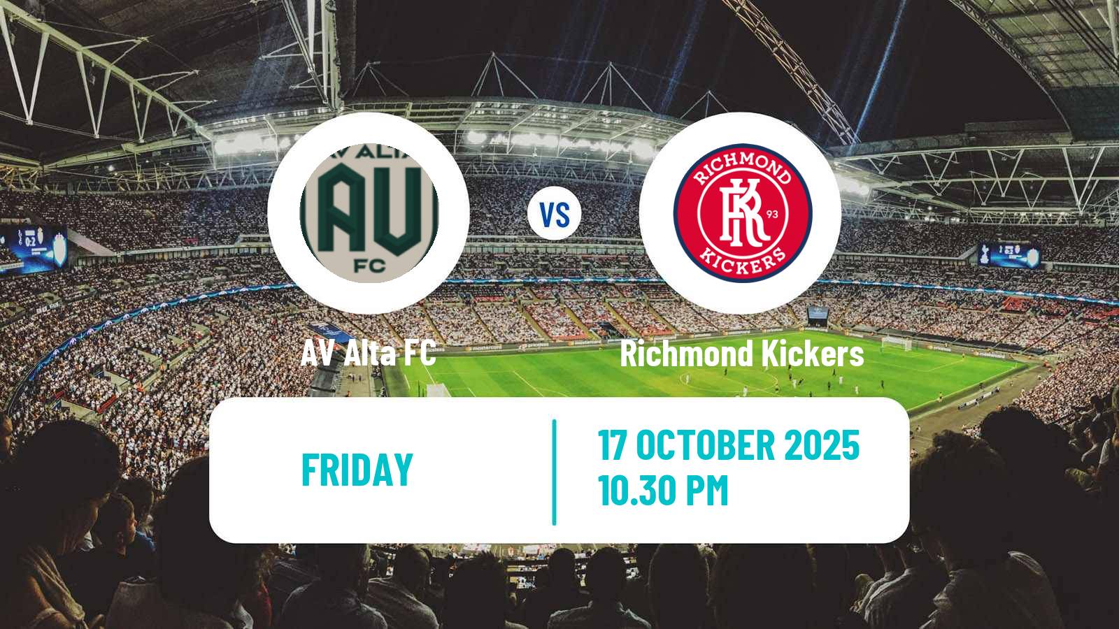 Football USL League One AV Alta - Richmond Kickers Football USL League One AV Alta - Richmond Kickers