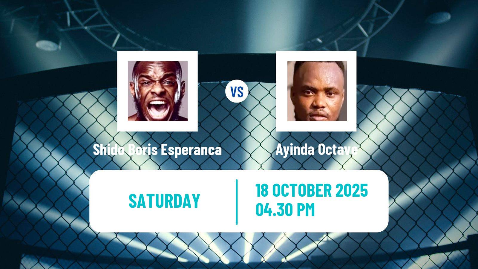 MMA Welterweight Pfl Africa Tournament Men Shido Boris Esperanca - Ayinda Octave