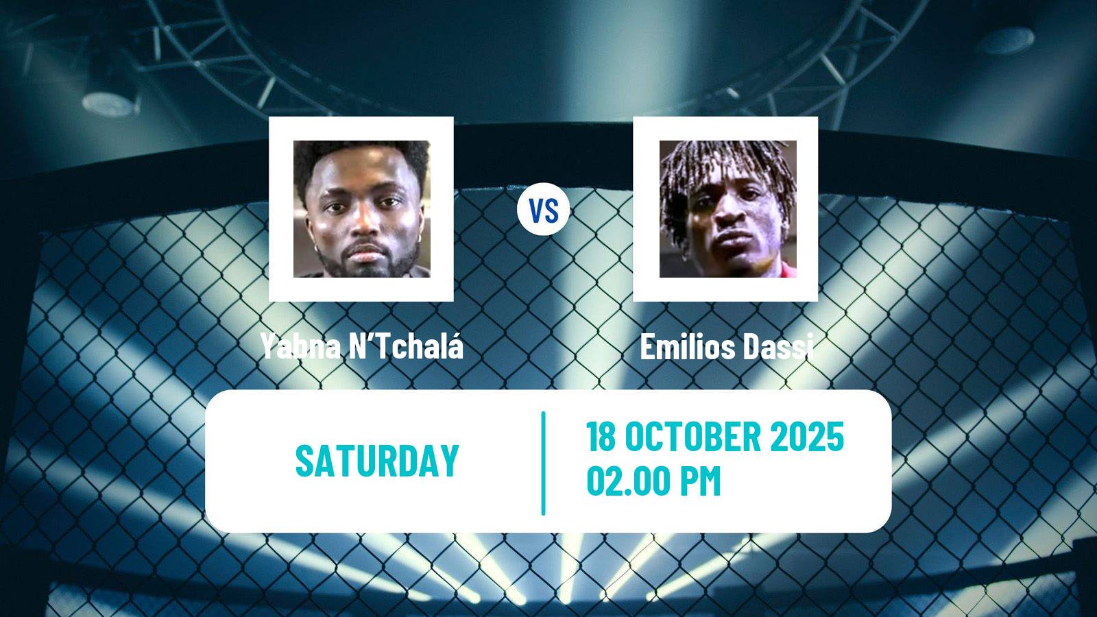 MMA Welterweight Pfl Africa Tournament Men Yabna N’Tchalá - Emilios Dassi